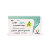 NutraBlast Tea Tree Oil Suppositories box front for daily comfort