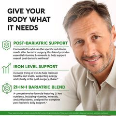 NUTRAHARMONY bariatric multivitamin capsules inside view for daily use