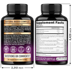 NutraHarmony dong quai capsules closeup: supports hormonal balance during transitions.