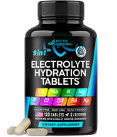 NutraHarmony Electrolytes tablets with Himalayan salt for rapid hydration during workouts.