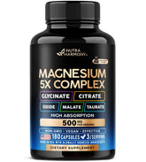 NUTRAHARMONY Magnesium 5-in-1 bottle for daily wellness