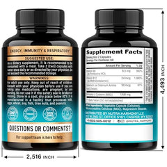 NUTRAHARMONY NAC bottle label shows vegan and non-GMO status