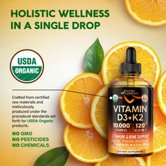 NutraHarmony USDA Organic label highlights trusted clean sourcing and processing.