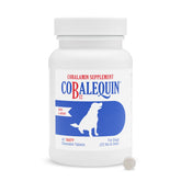 Nutramax Cobalequin B12 tablets in bottle, easy daily dog supplement.