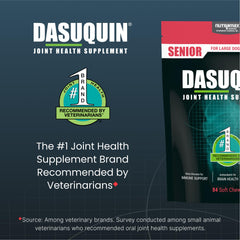 Nutramax Dasuquin beta-glucans boost immune support in senior dogs.