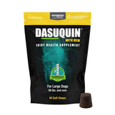 Nutramax Dasuquin large dogs soft chews bottle with label showing vet-endorsed joint support