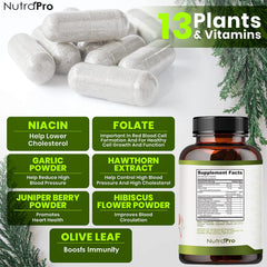 NutraPro ingredients label close-up with non-GMO and GMP notes