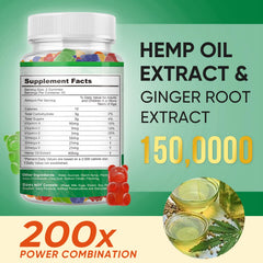 Nutravita Naturals Fruit Hemp Gummies assorted shapes on a table invite daily chill.