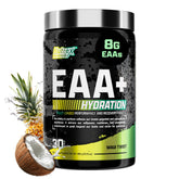 Nutrex EAA Hydration Maui Twist bottle front for amino acid support and recovery.