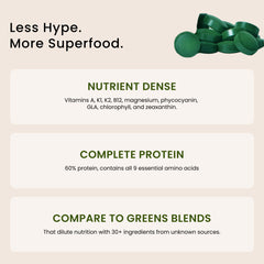 Nutrex Hawaii Kona farm imagery signaling sustainable cultivation for quality spirulina.