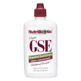 NutriBiotic GSE bottle front view, premium grapefruit seed extract for daily use