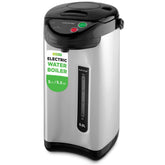 NutriChef 5-quart electric kettle on countertop for quick hot water on demand.