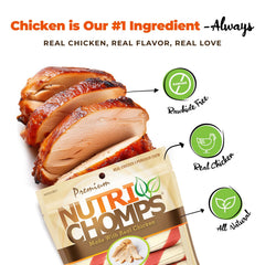 NutriChomps 6inch twist peanut butter chews popular with picky eaters