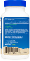 Nutricost amla packaging highlights gluten-free and soy-free features for sensitive diets