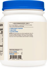 Glass of Nutricost Bone Bone Broth Protein Shake in chocolate flavor