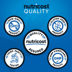 Nutricost Creatine + Aminos glass after mixing, refreshingly flavored post-workout drink