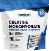 Nutricost Creatine stickpack blue raspberry for quick post-workout refresh
