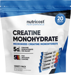 Nutricost Creatine stickpack blue raspberry for quick post-workout refresh