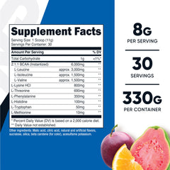 Nutricost EAA powder POG scoop for precise dosing