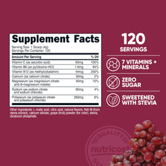 Nutricost Electrolyte Complex grape scoop ready to mix in water