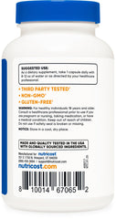 GMP-compliant, FDA-registered facility badge for Nutricost