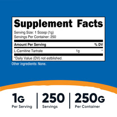 Included serving scoop for precise 1 gram servings.