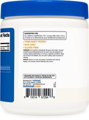 Nutricost Magnesium Malate Powder mixed in water, ready-to-drink.