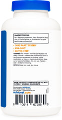 Nutricost Magnesium Malate serving illustration with three capsules per serving.