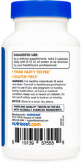 Nutricost NAD+ bottle open reveals capsules inside.