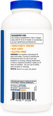 Nutricost bottle displaying Non-GMO and gluten-free labeling.