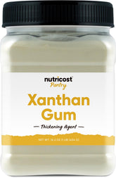 Nutricost Xanthan Gum bottle 1lb for versatile baking and gluten-free recipes.