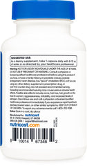 Nutricost Pregnenolone label front, clear ingredients and Non-GMO claim