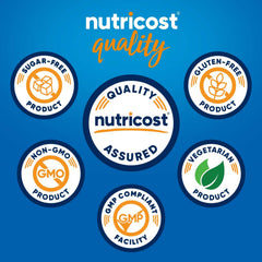Capsules of Nutricost Red Yeast Rice with CoQ10 for daily supplementation