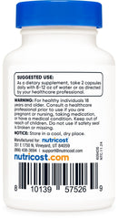 Nutricost Teacrine being poured into a glass for easy daily use