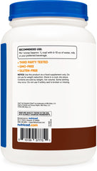 Nutricost packaging with scoop demonstrates easy daily protein ritual.