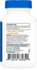 Nutricost Zeaxanthin with Lutein bottle pour for easy daily intake