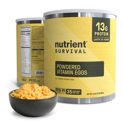 Nutrient Survival 70 Egg-Equivalent Powder Bottle for quick breakfasts