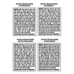 Nutri-Grain mixed berry close-up emphasizes fruity flavor for on-the-go snacking.