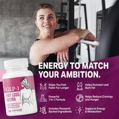 Nutrimend IQ GLP-1 Fat Loss Ultra label emphasizes quality and safety.