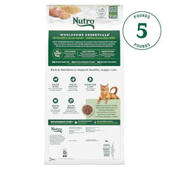 Nutro Wholesome Essentials indoor cat food highlights omega-6 for healthy skin and coat