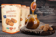 Nuts on the Run dry-roasted pecans, USA-made and kosher certified
