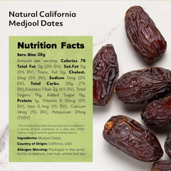 NUTS U.S. Medjool dates—juicy close-up highlighting chewy texture and sweetness.
