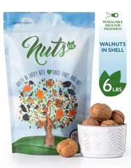 NUTS U.S. Walnuts in Shell jumbo size ideal for generous raw snacking.