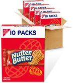 Nutter Butter peanut butter sandwich cookies in four-cookie packs for lunches.