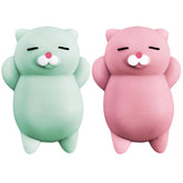 Nutty Toys squishy cat set with two-inch kitties for portable stress relief