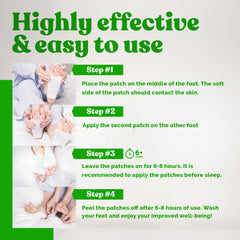 Nuubu foot pads featuring bamboo vinegar and tourmaline for a natural care routine.