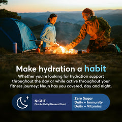 Nuun Immunity box opened showing individual tablets for quick daily use
