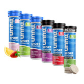 Nuun Sport + Caffeine Strawberry Lemonade tablet dissolving for on-the-go hydration and energy