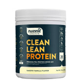 Nuzest pea protein bottle with vanilla flavor for convenient daily shakes