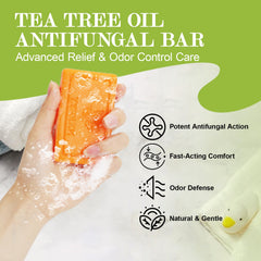 NXPPYY antifungal soap cleanses face and body with soothing oils